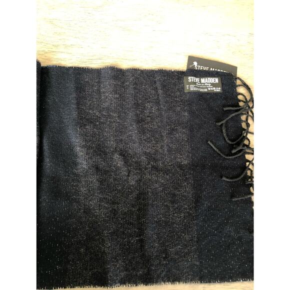 Steve Madden Lurex Striped Scarf - OS - Picture 5 of 5